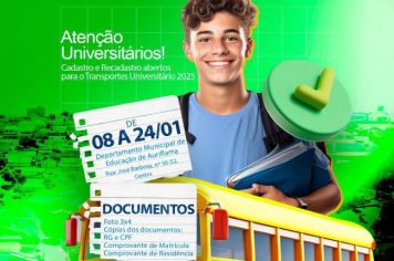 Atenção, universitários!