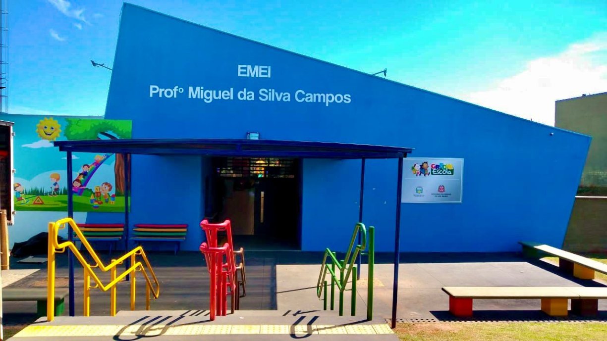 Obras na EMEI Profº Miguel da Silva Campos é concluída e inaugurada após 10 anos